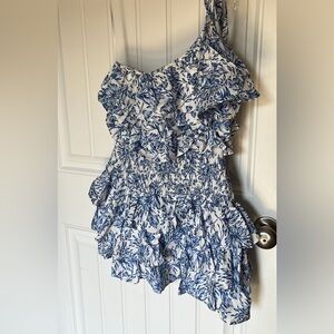 Super cute blue and white dress size small